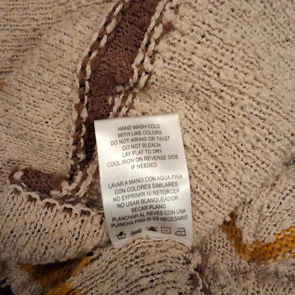 MASON & BELLE BOUCLE KNIT SWEATER SIZE LARGE